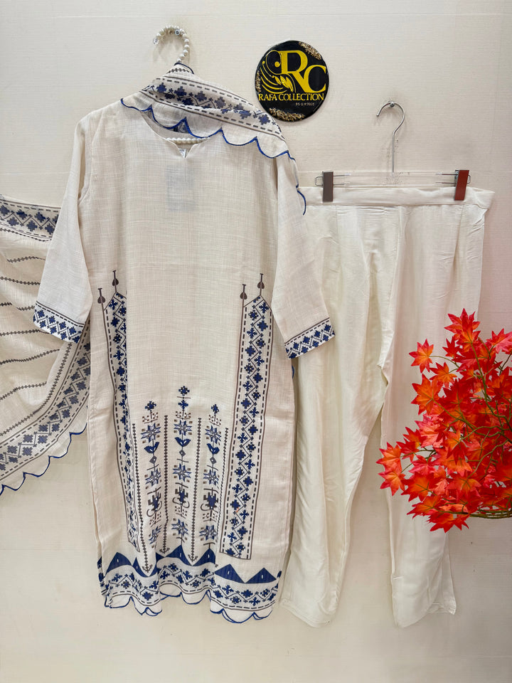 cotton embroidery suits