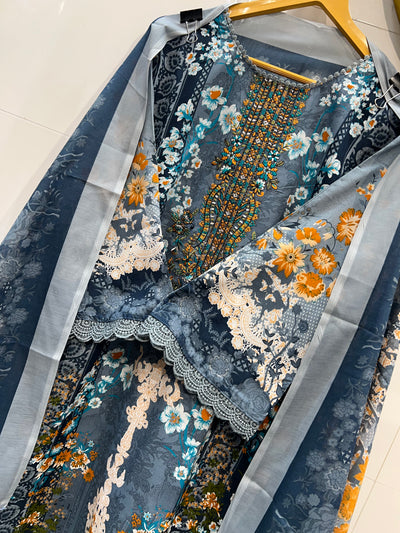 Semi cotton ready to wear suits 2103