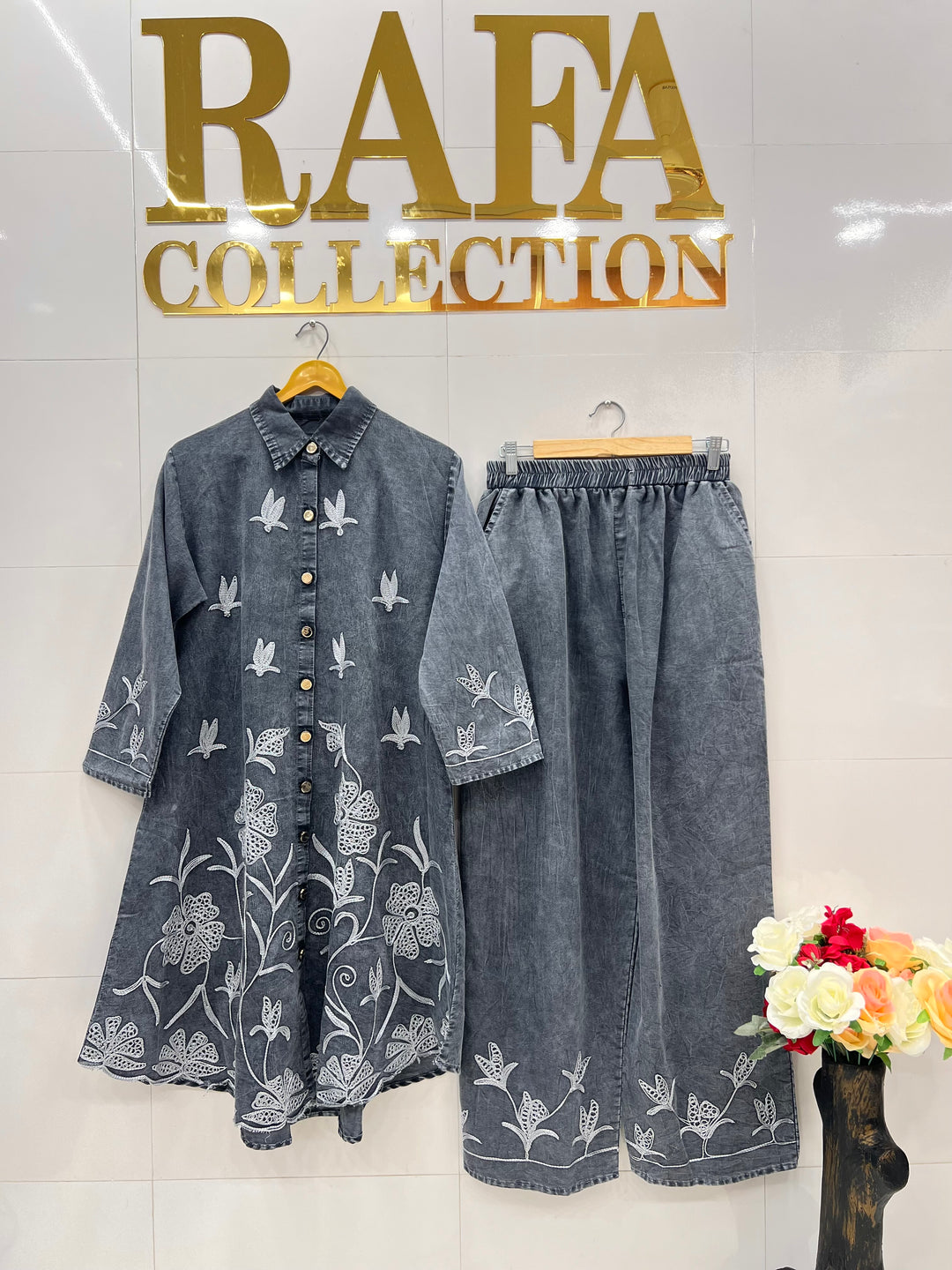 Denim co-ord sets