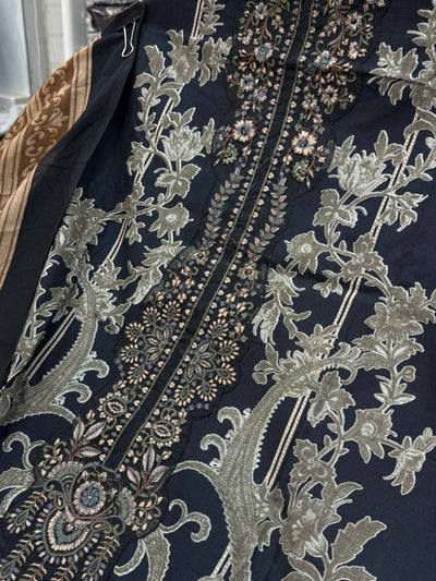 Embroidered Cotton Suit 1799