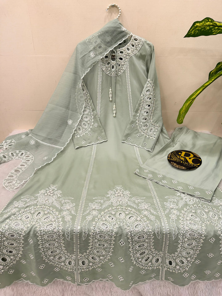 Premium cutwork long suits