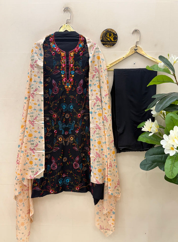 Embroidered Unstitched Suits