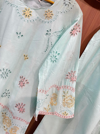 Chikankari co-ord set 6621