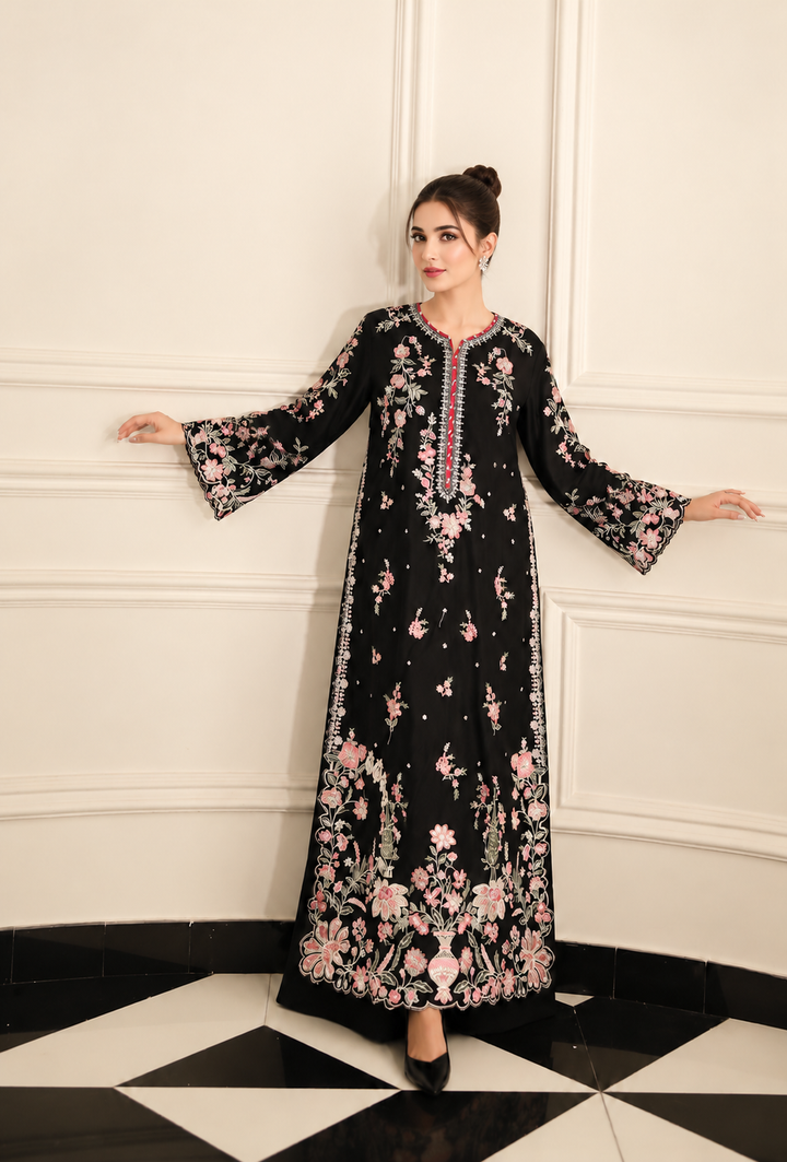 Pakistani Long Embroidered Suits