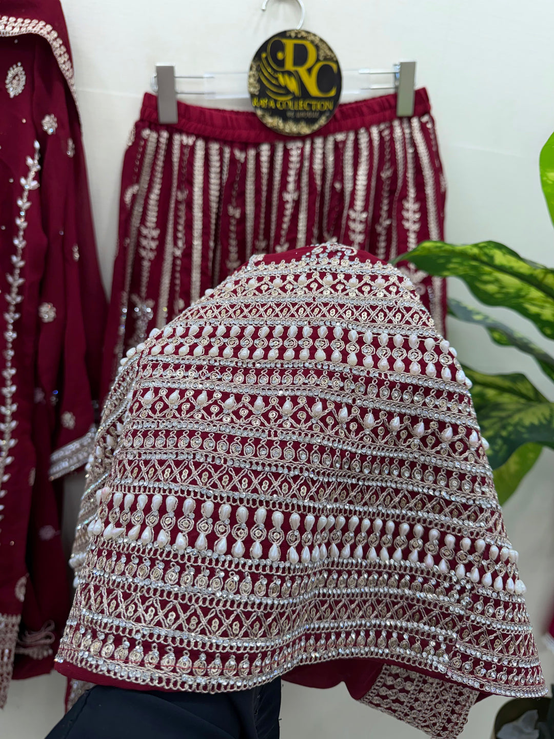 Handwork plazzo suit 5902