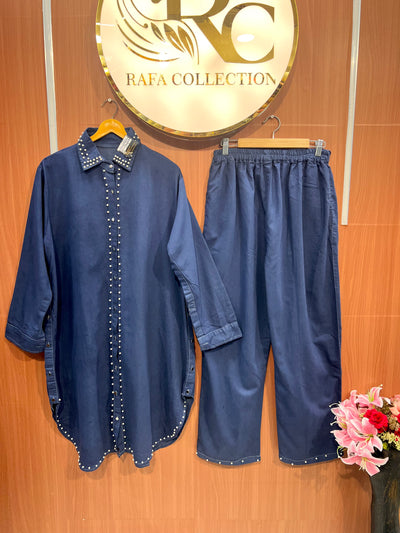 Denim long Co-ord sets 2723