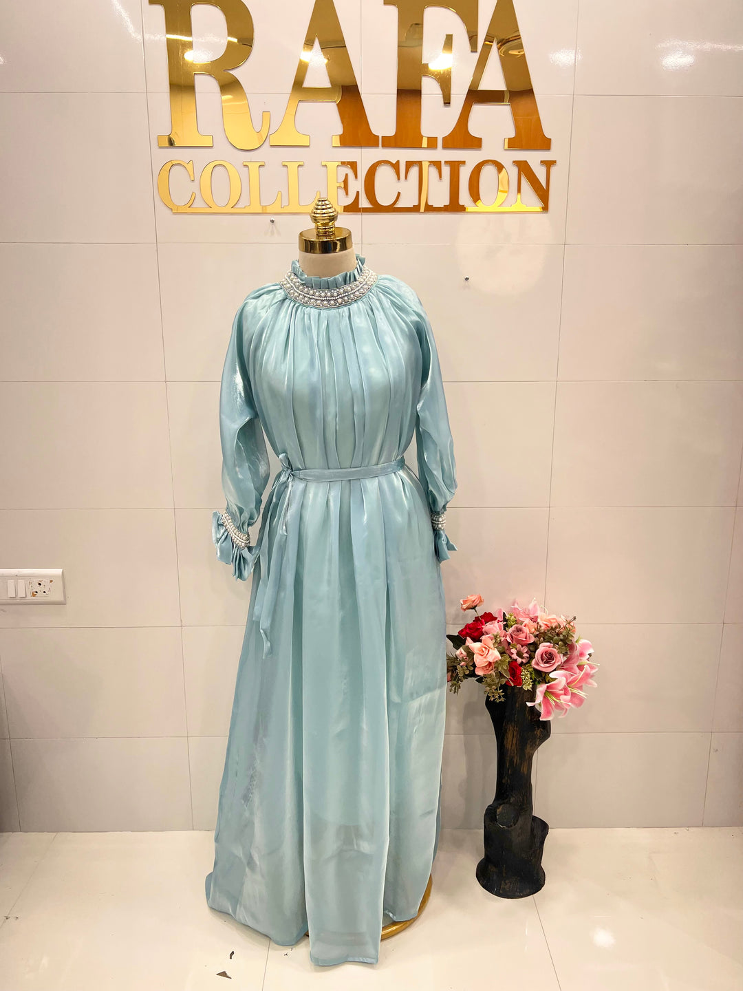 Shimmer organza gowns 124254