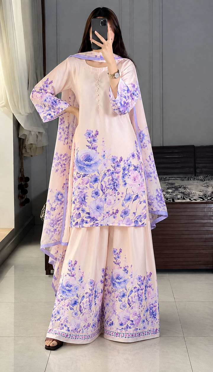 Satin Viral Farshi Suits