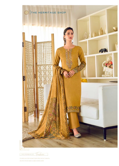Cotton Unstitched Suit 1579