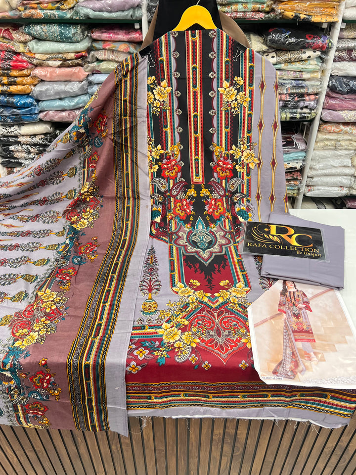 Cotton Printed suit 182852