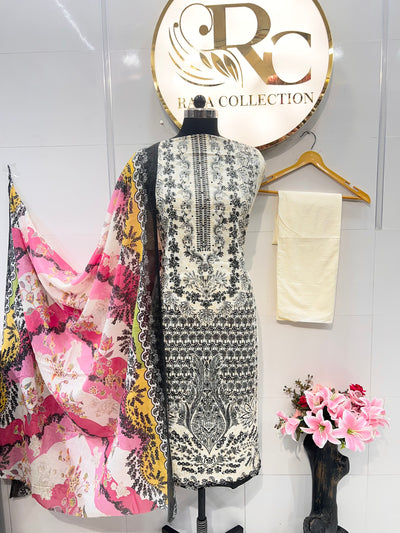 Cotton unstitch suits 2337