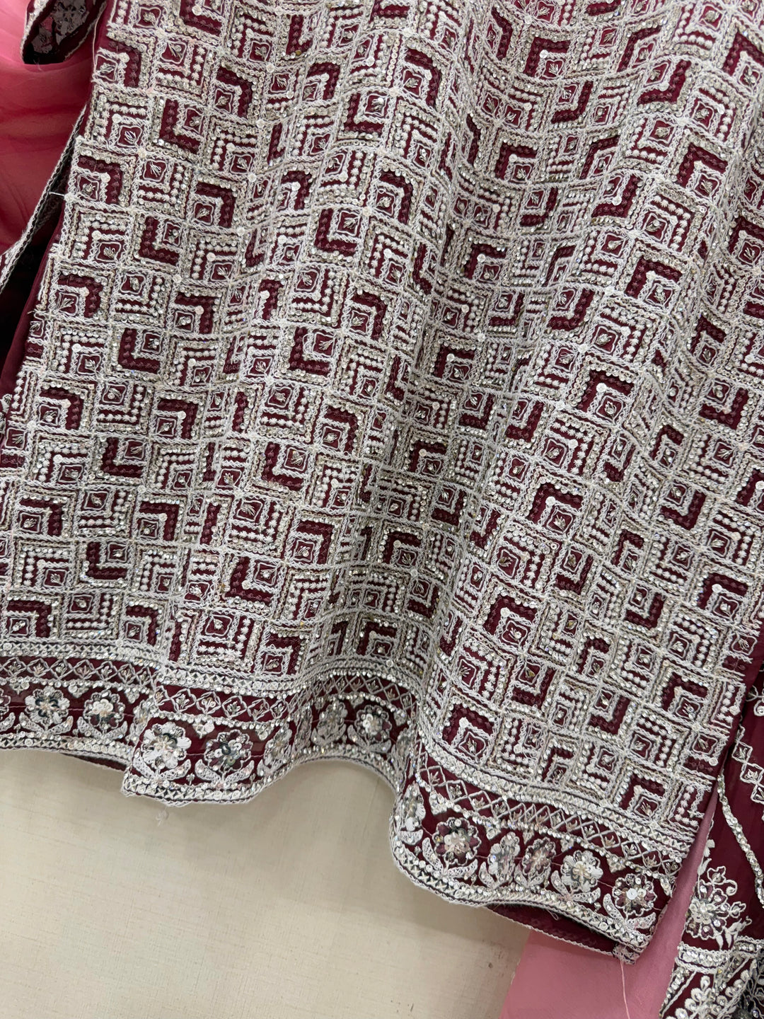 Lakhnawi wedding wear suits 59010