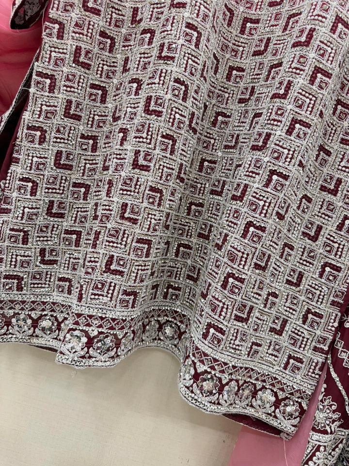 Lakhnawi wedding wear suits 59010
