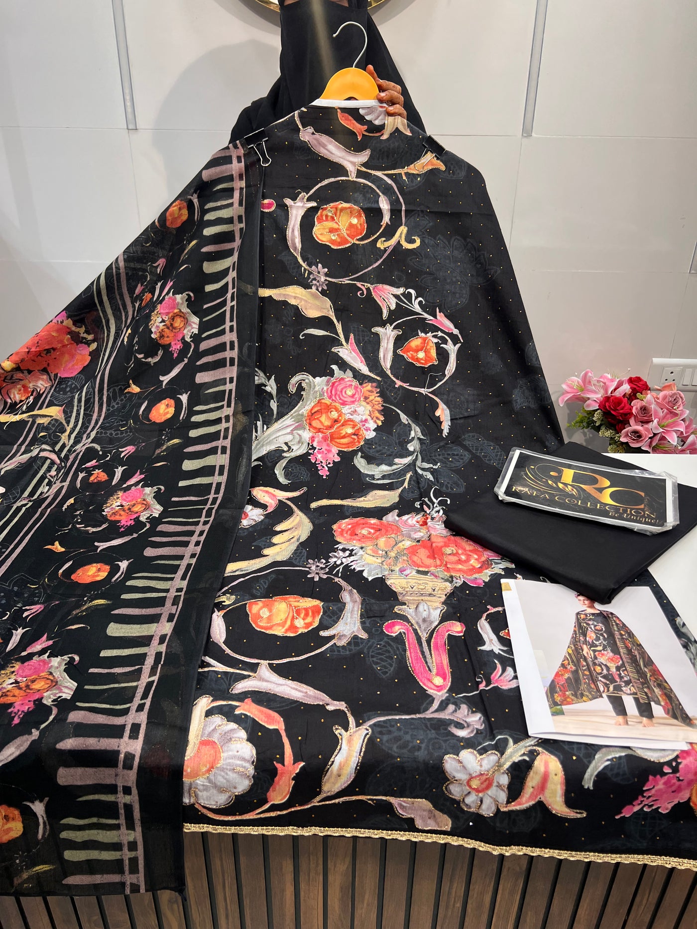 Cotton Zari Work Suit 21826