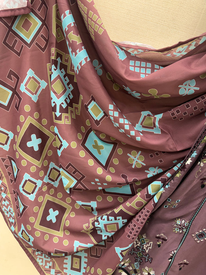Embroidered Farshi Salwar Suits