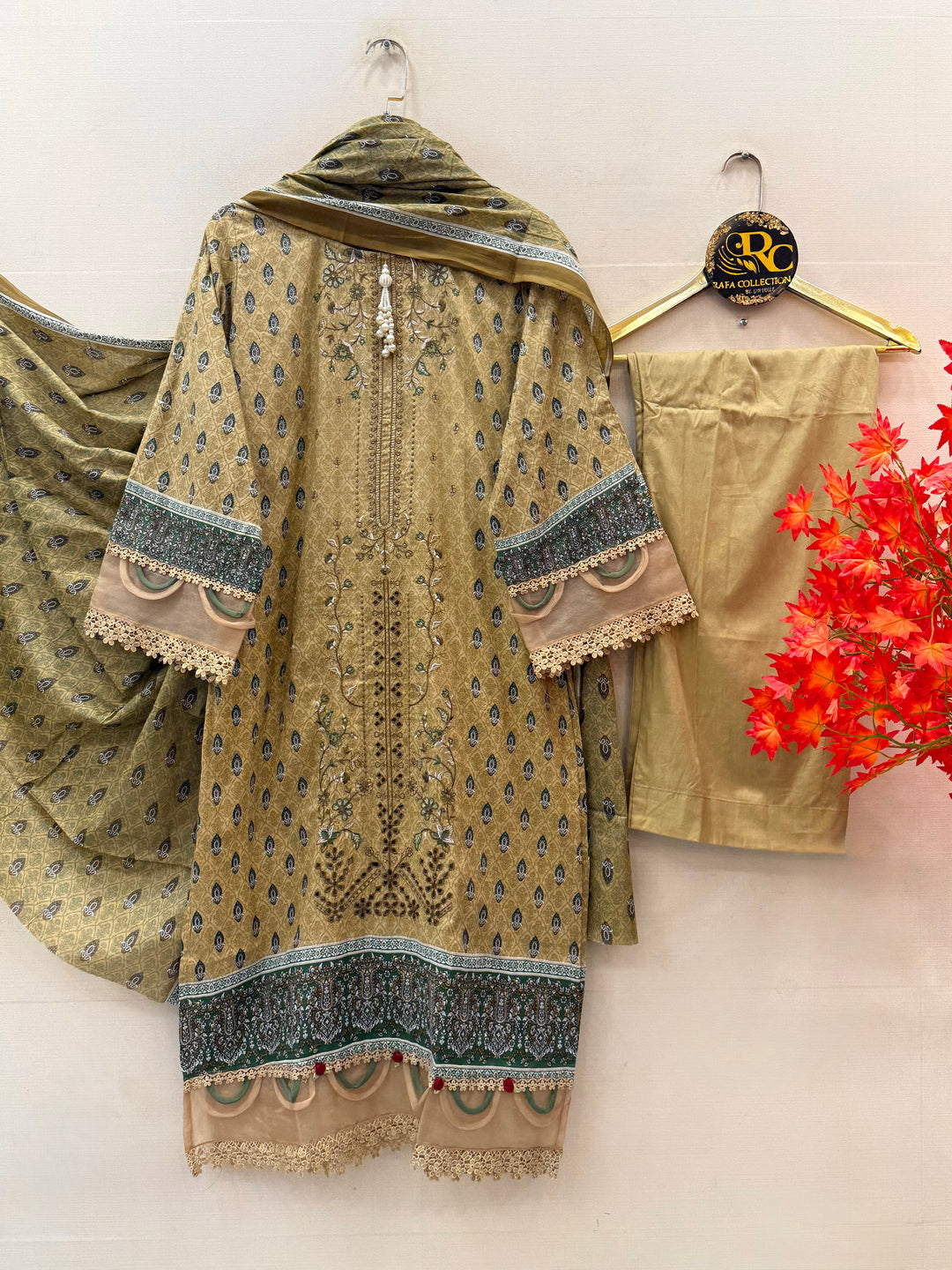 Cotton Embroidered Suits