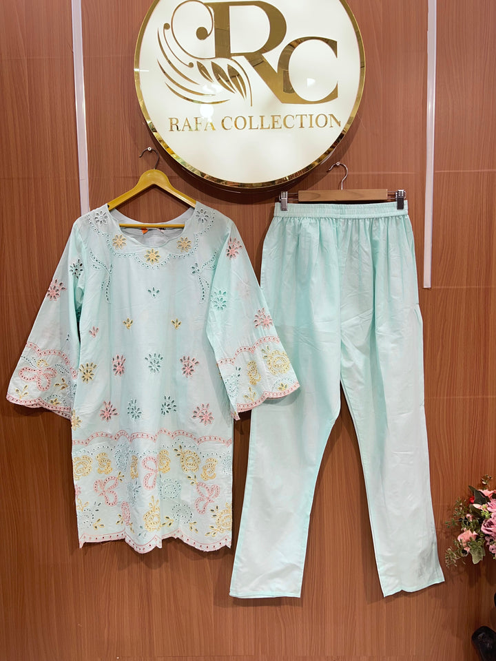 Chikankari co-ord set 6621