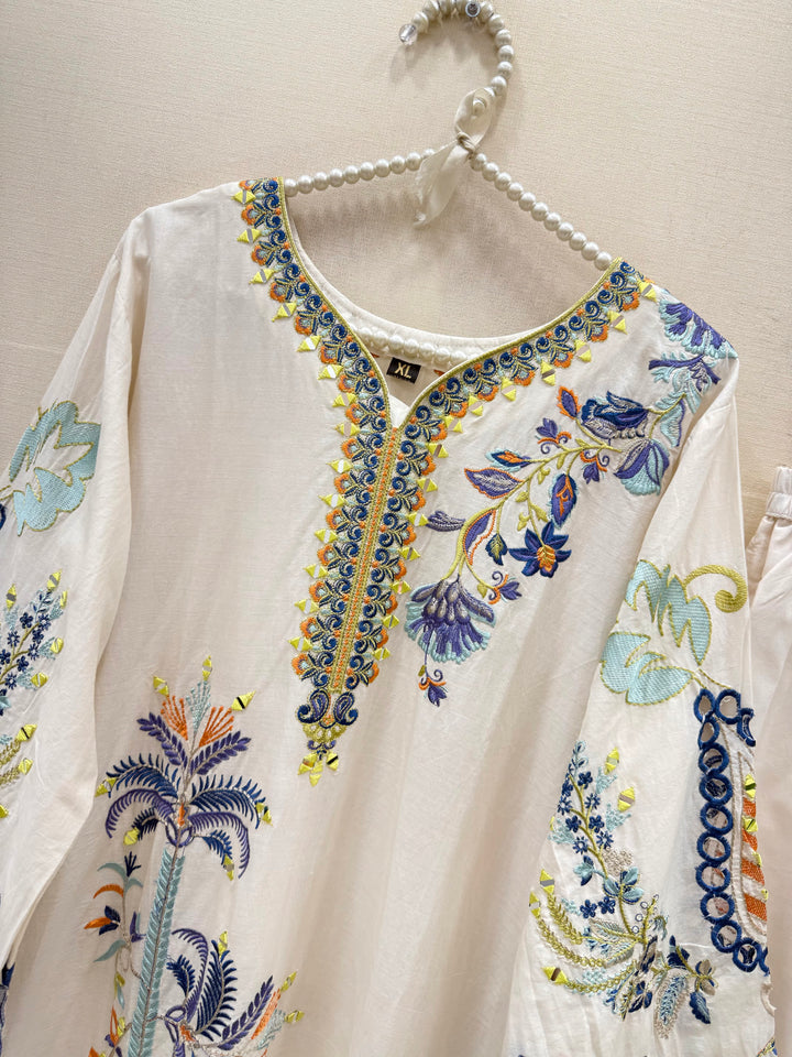Pakistani Long Cutwork Suits