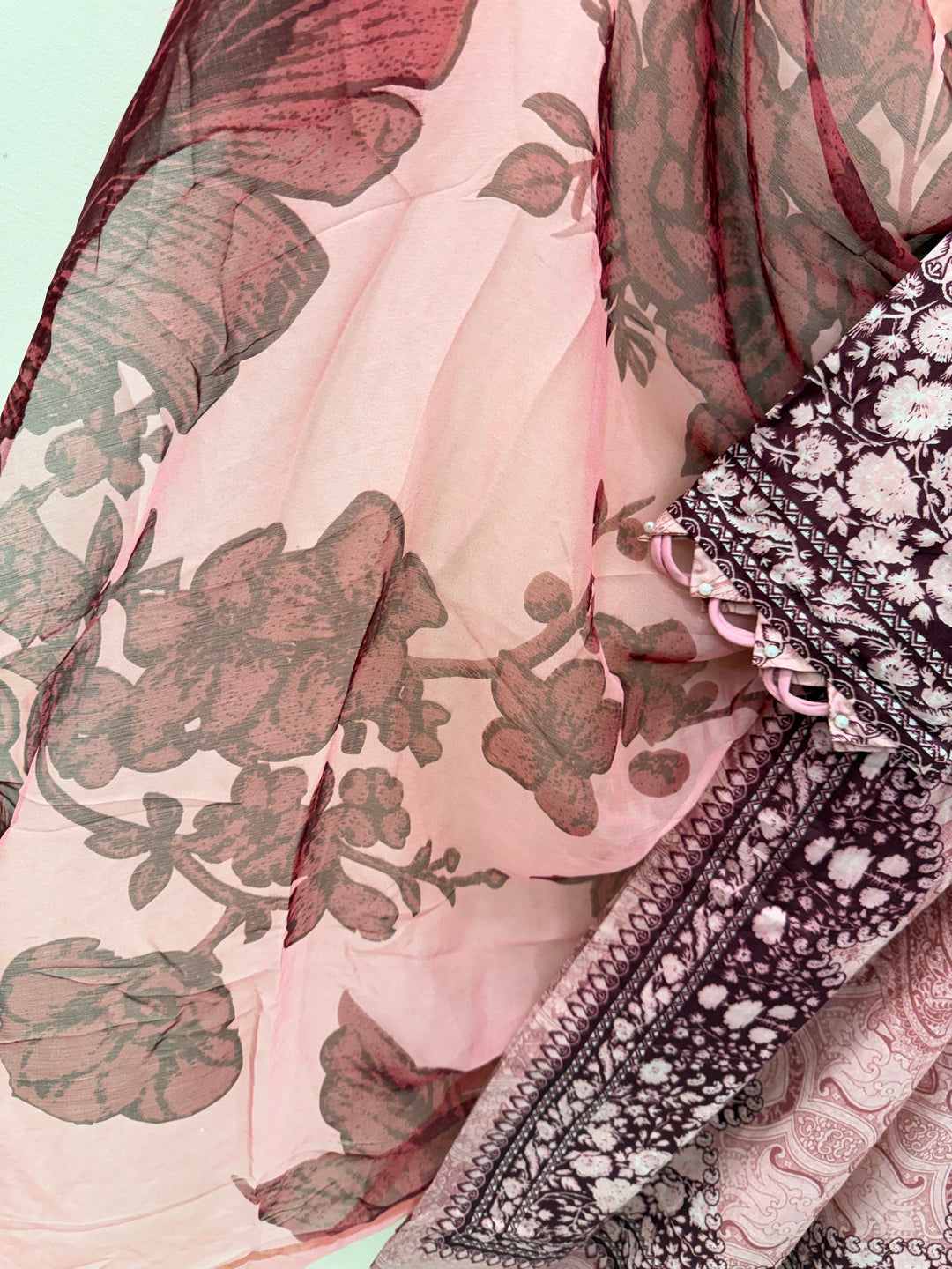 Pakistani patch work suit 0219