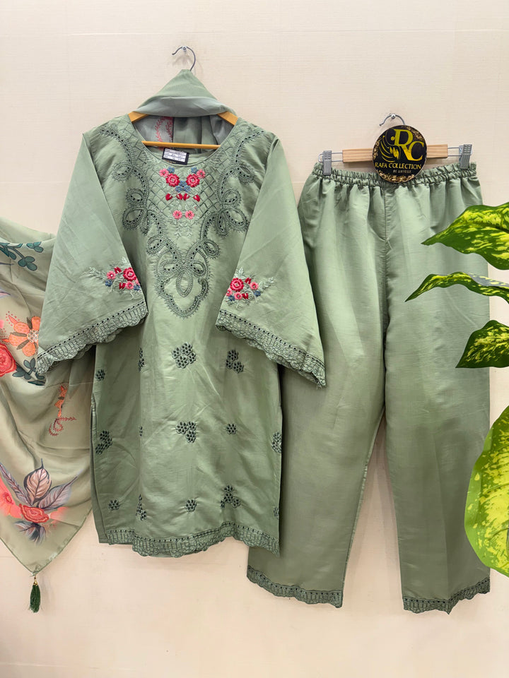 Cotton Embroided suits