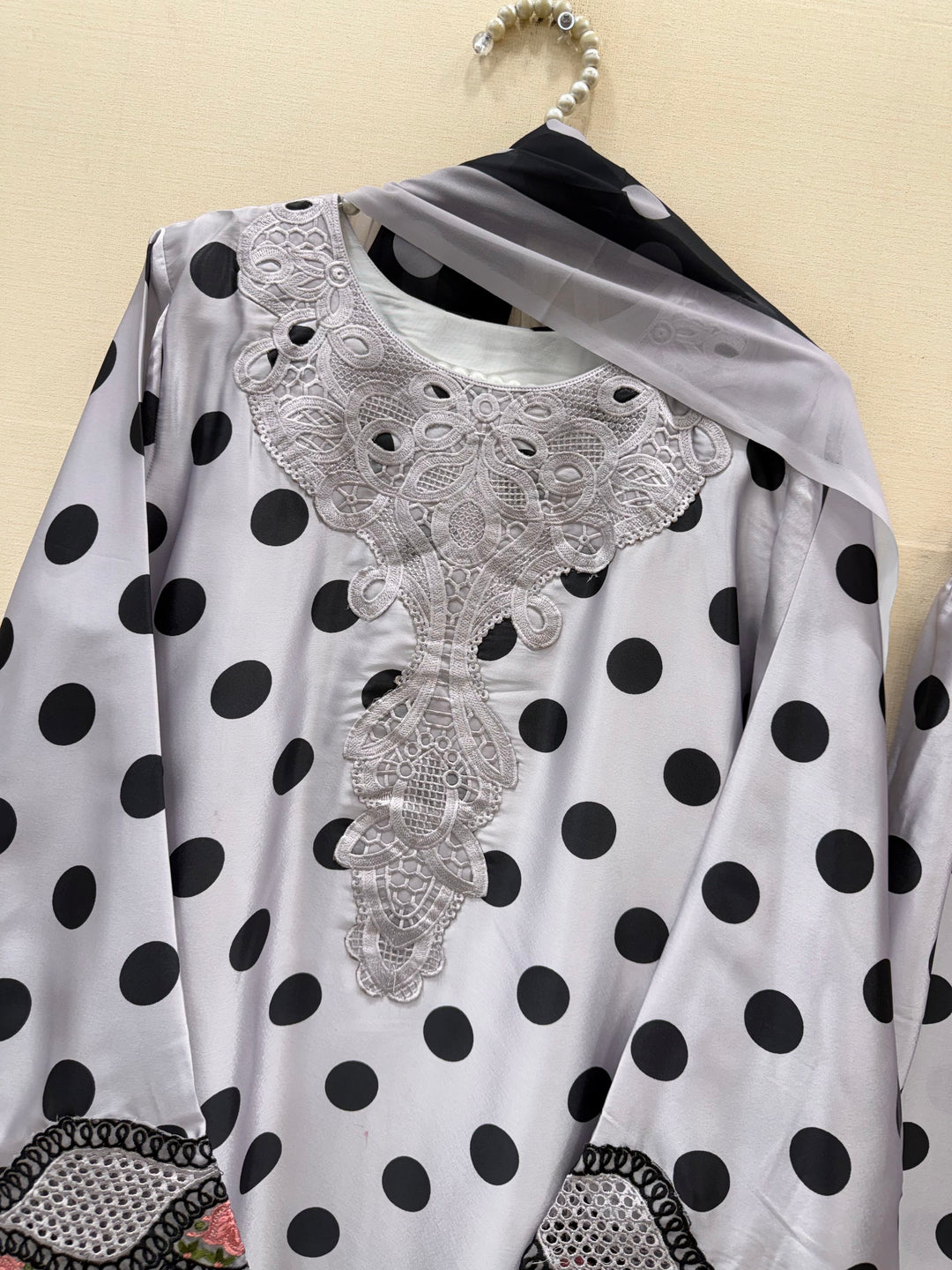 Polka dot suits