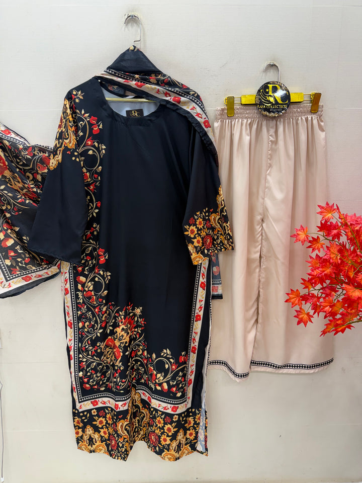 Printed pakistani long kaftans