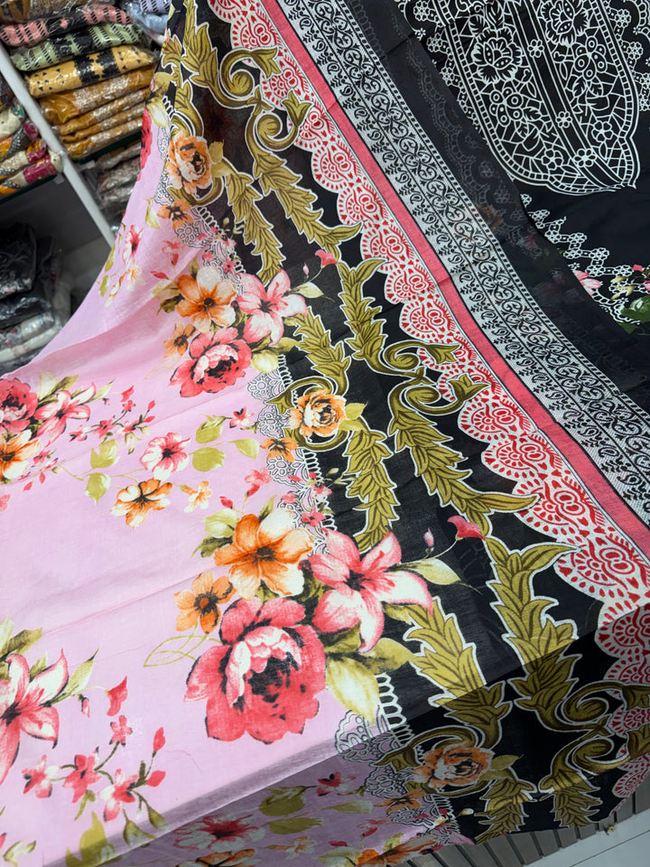 Cotton printed unstitched suits 2900