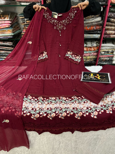 Pakistani Gown pant set 813