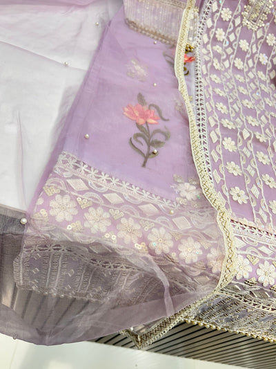 Organza Handwork Suit 1442