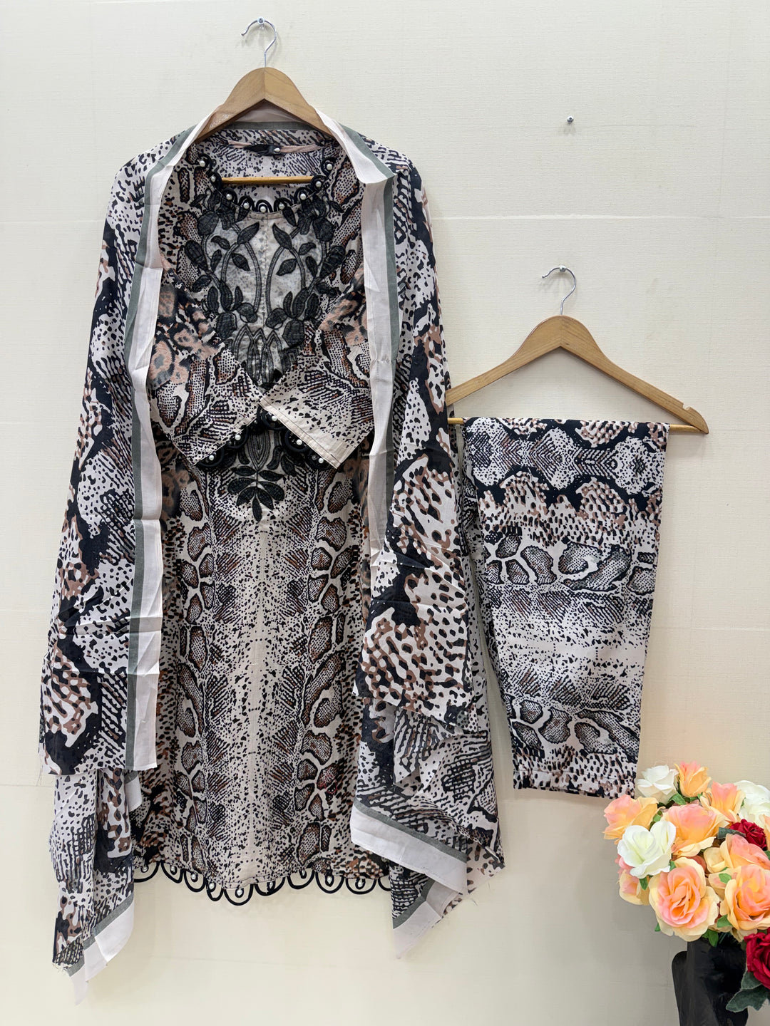 Cotton patch work suits