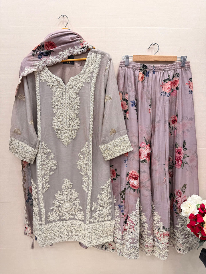 Party wear plazzo suits