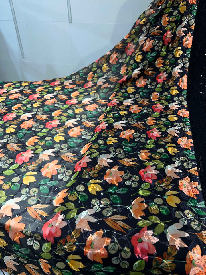 Georgette Unstich Suit 2086