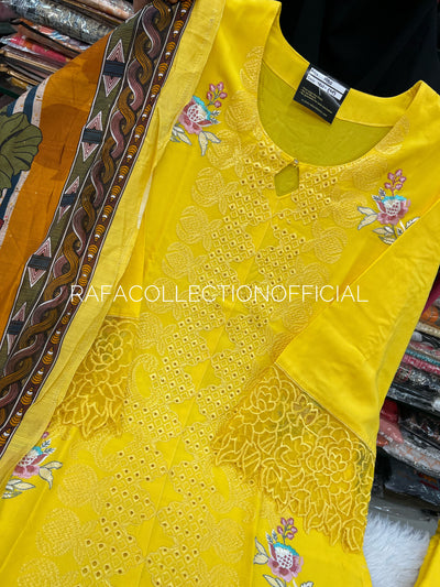 Embroided karachi suit 797