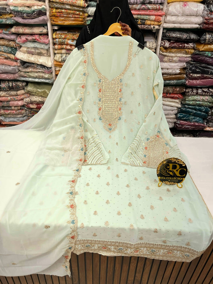 Georgette unstitched suits 1828516