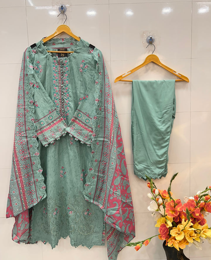 Pearl Handcrafted cotton Suits