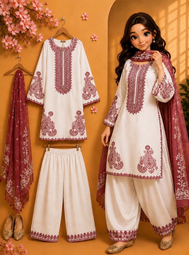 Shimmer Organza suits