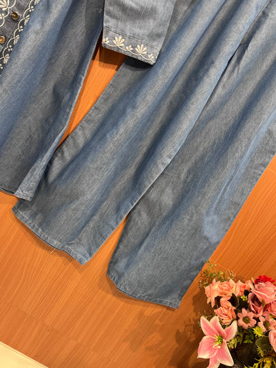 Denim Embroided Co-Ord Sets 2547