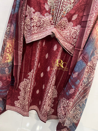 Cotton Ready To Wear Suit 1708