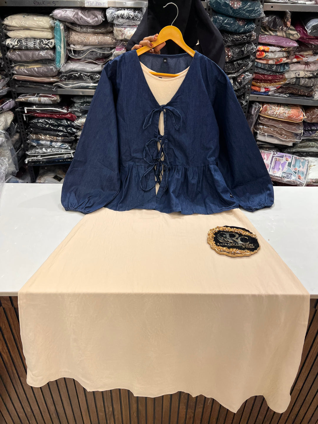 Denim 2 piece dresses