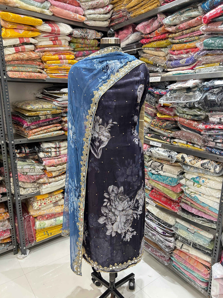 Organza Handwork Suit 2247