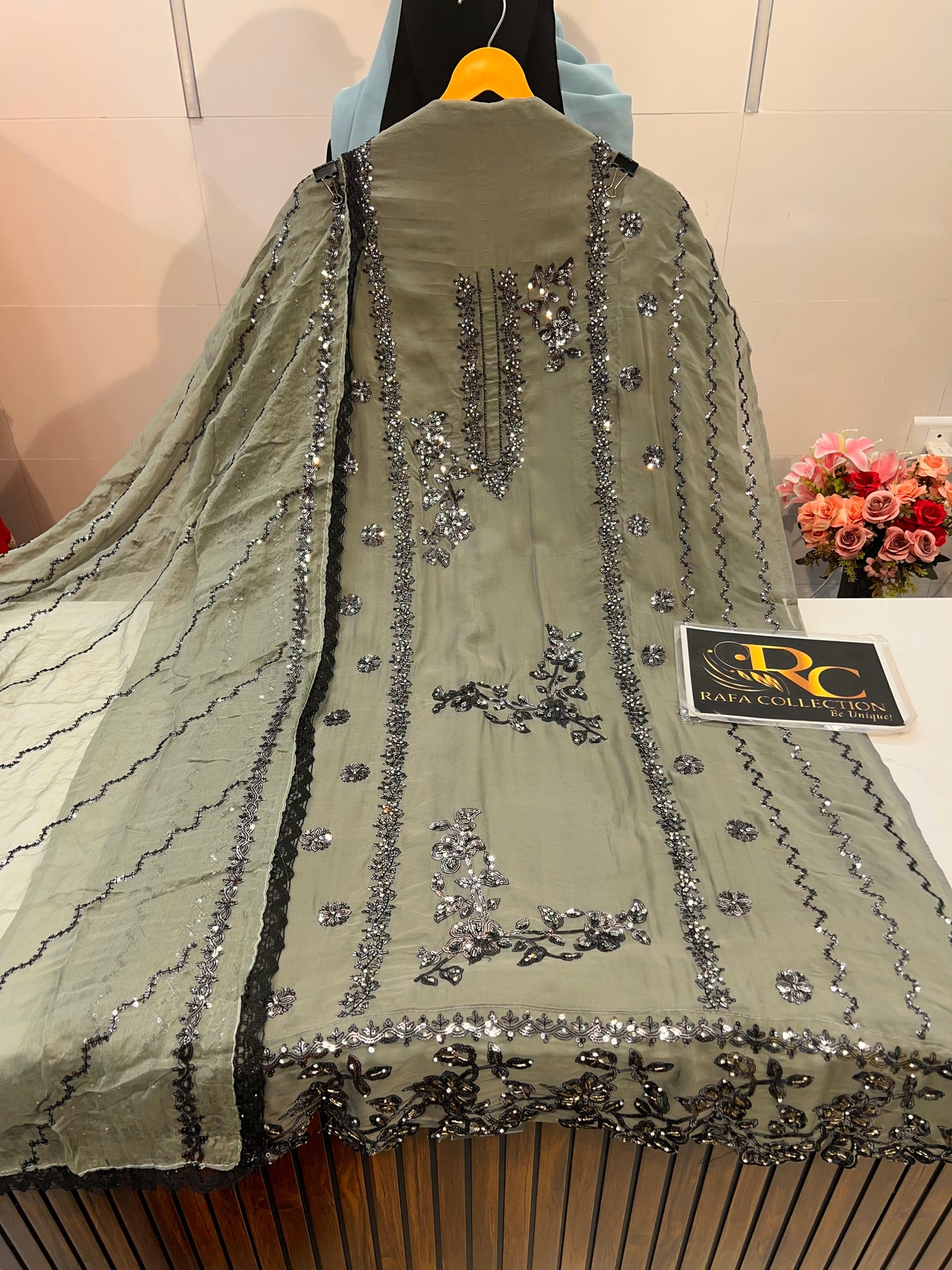 Organza Sequence Suit