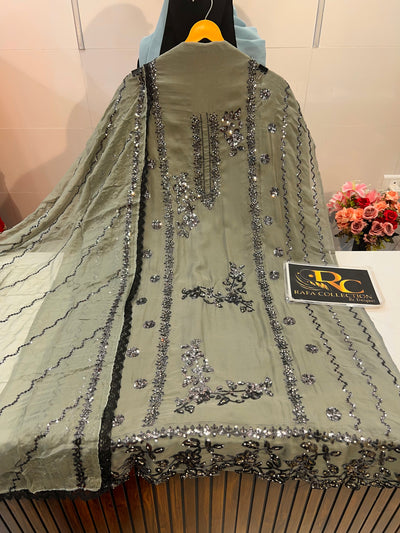 Organza Sequence Suit