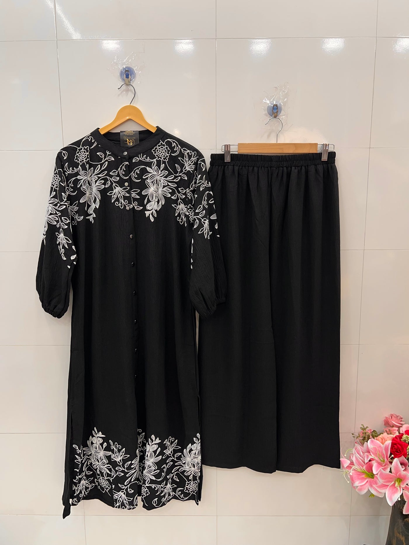 Imported  crinkle Co-ord sets 2663