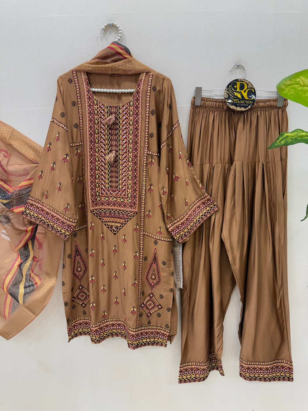 Afgani Embroidered Farshi suits