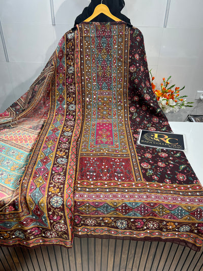 MIRROR WORK UNSTICH SUIT 1910