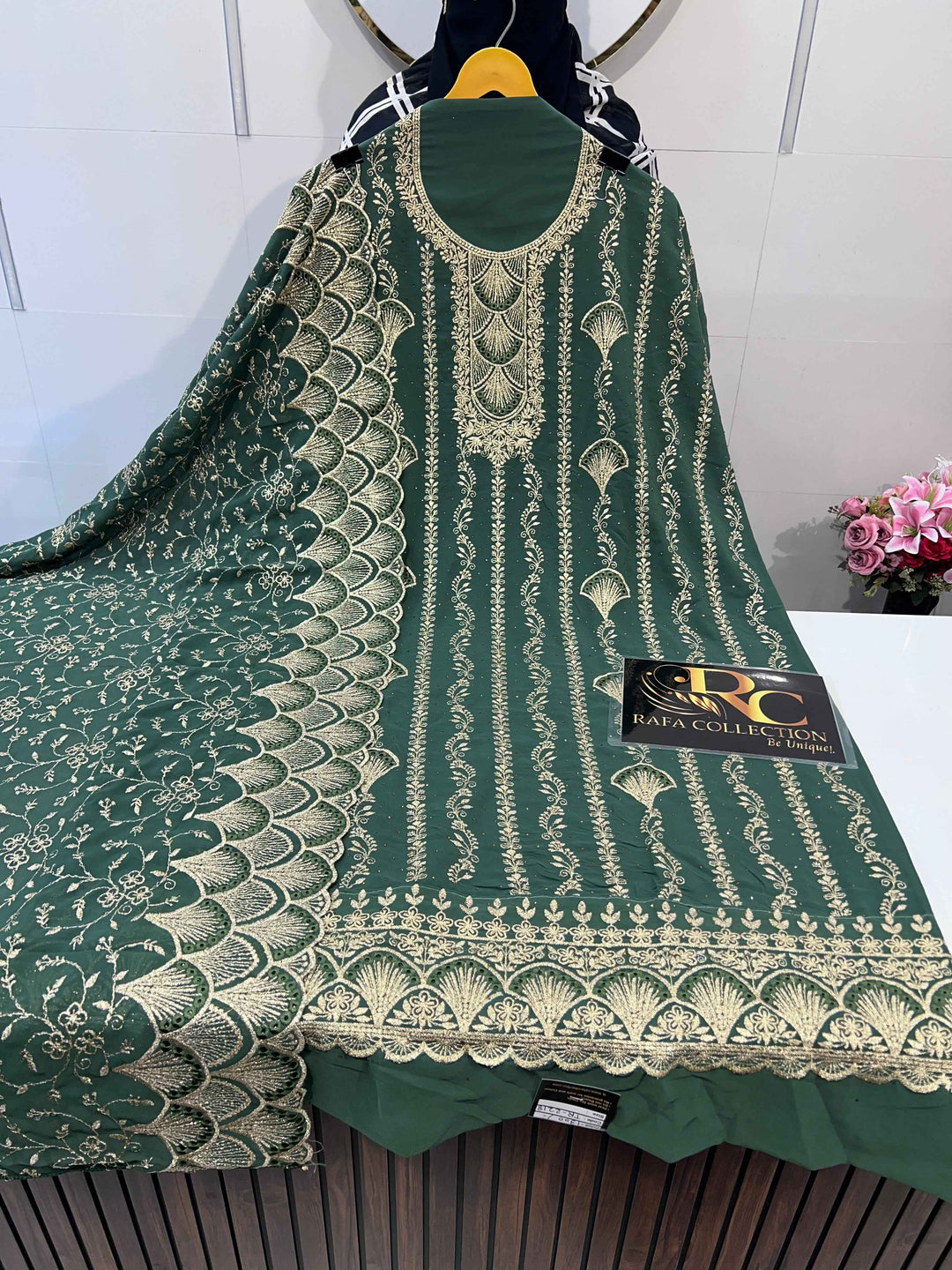 Georgette work suits 2218