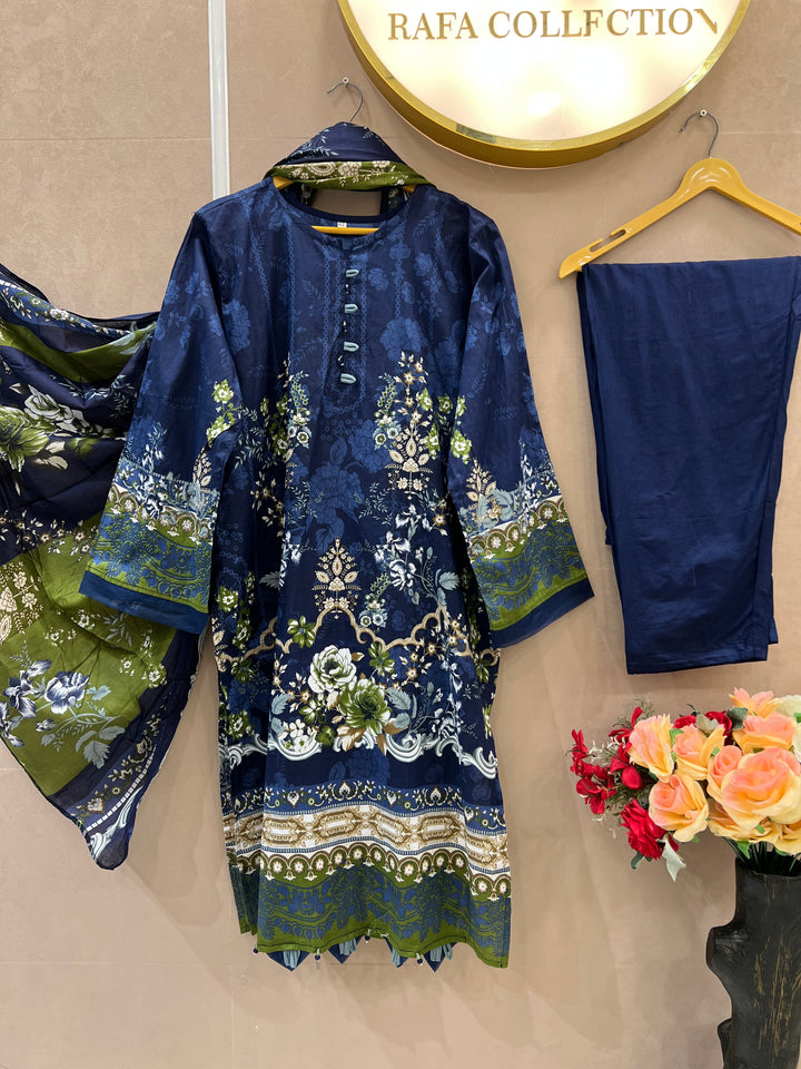 Cotton printed suits
