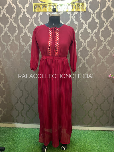 Georgette gown
