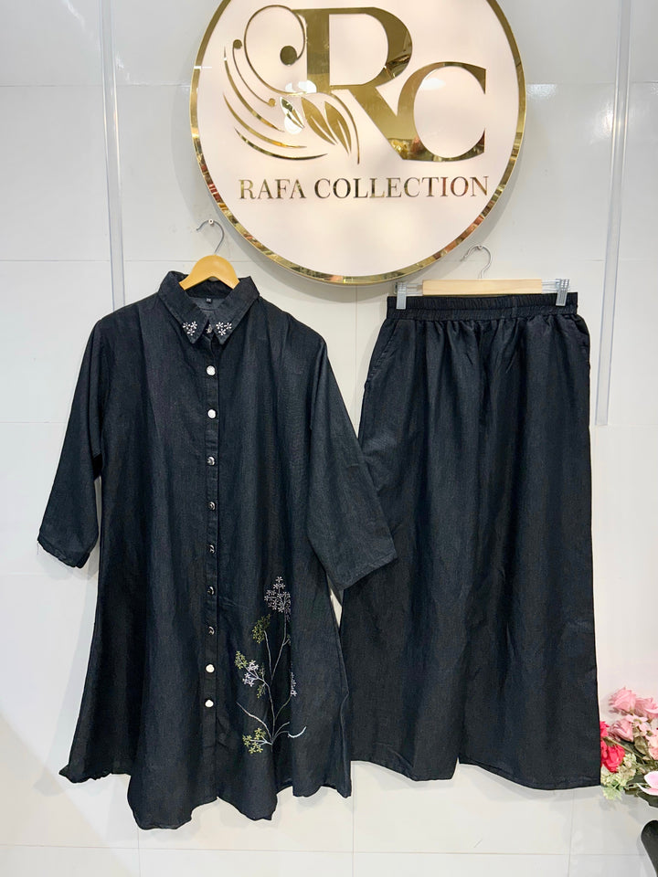 Denim Embroided Co-Ord Sets 433