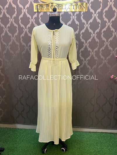 Georgette gown